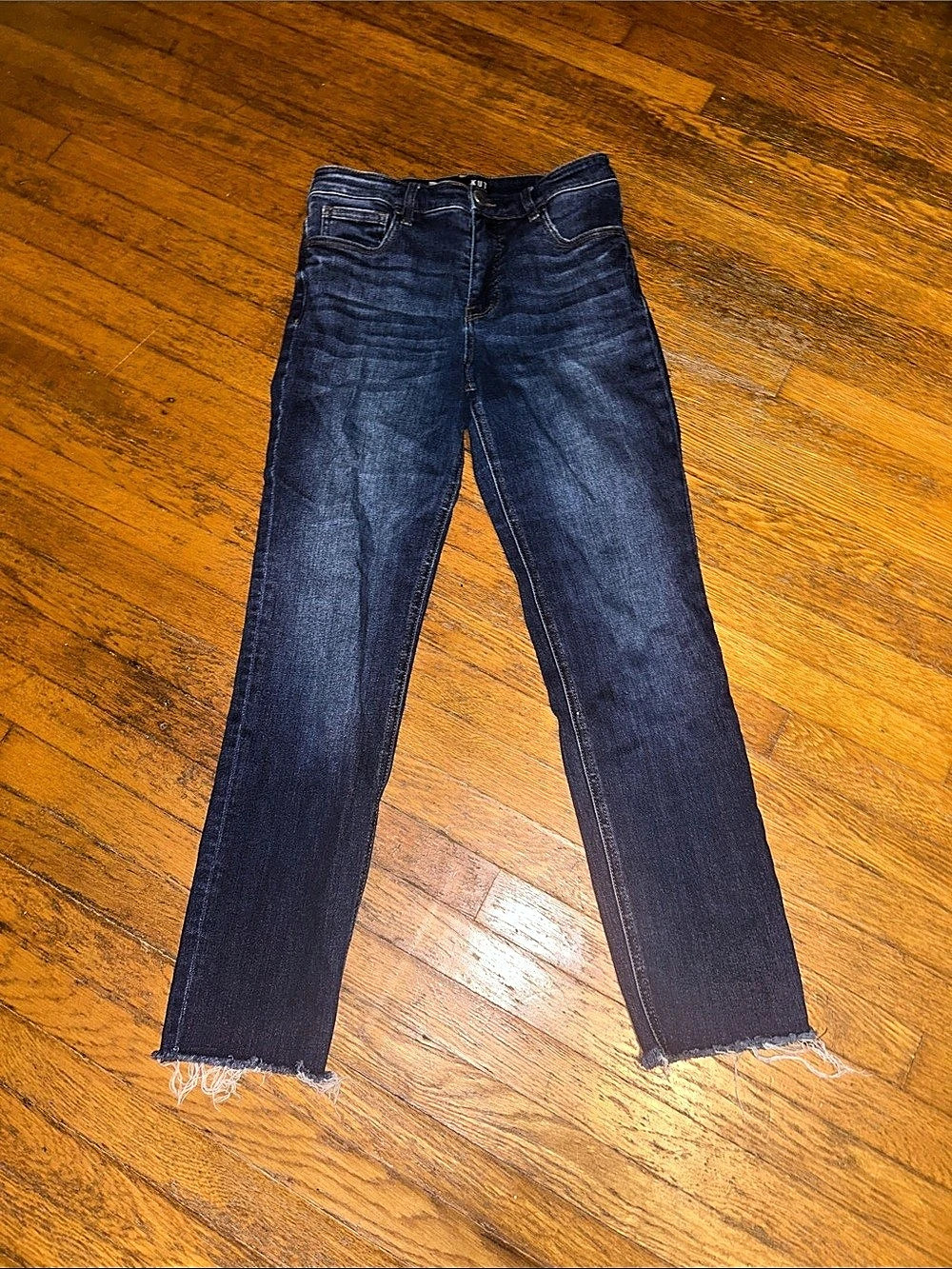 KUT from the Kloth Rachael Fab AB Mom Jean Straight Leg Blue Size 4